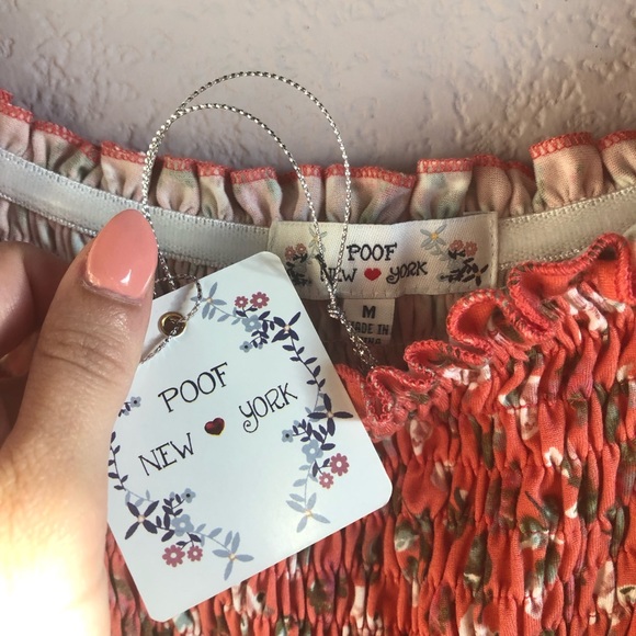 ***SALE***NWT ~ Medium POOF Pink Floral Maxi Dress - Picture 5 of 6